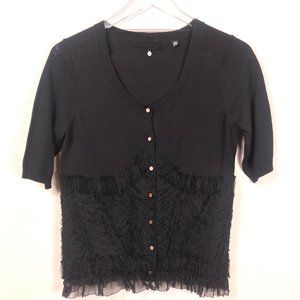 Anthropologie Knitted & Knotted Cardigan Sweater